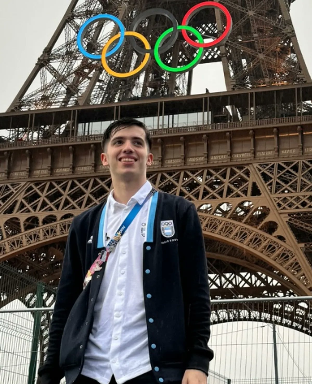 Santiago vivió la experiencia de París 2024 junto a su familia. "Fue un viaje redondo", reconoció.