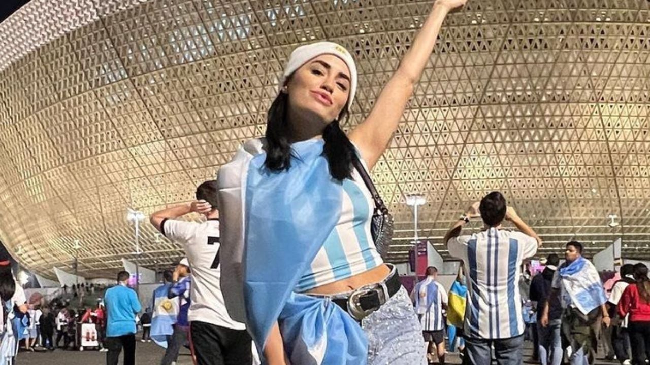 Lali Espósito en Qatar.