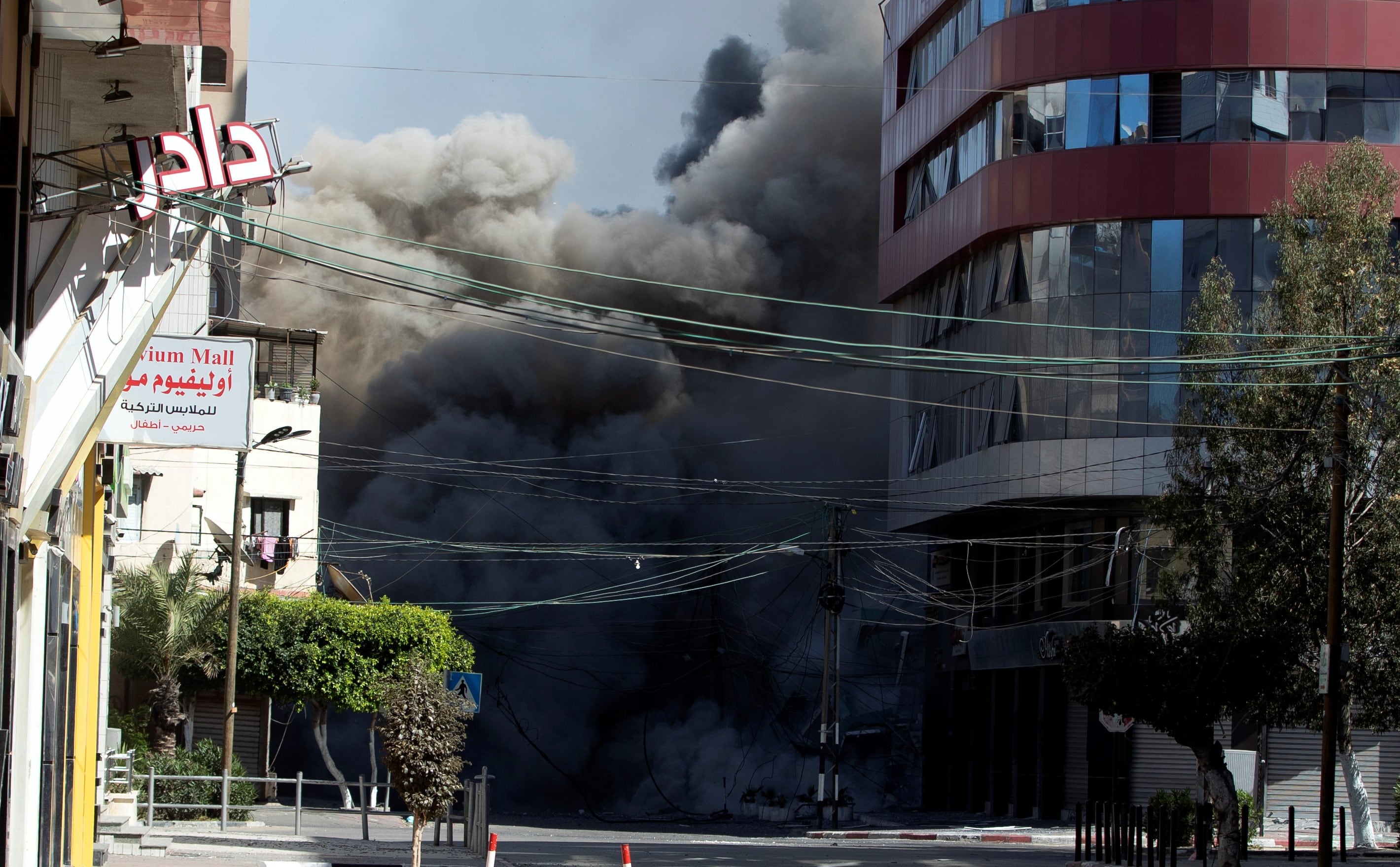 Israel bombardeo el edificio de AP en Gaza. AP