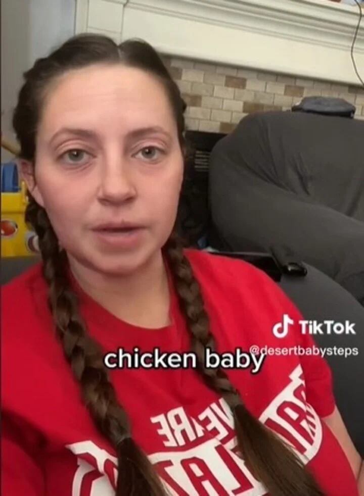 La mujer subió un video a TikTok alimentando a su hijo de una forma particular y estallaron las redes sociales. Foto: Web