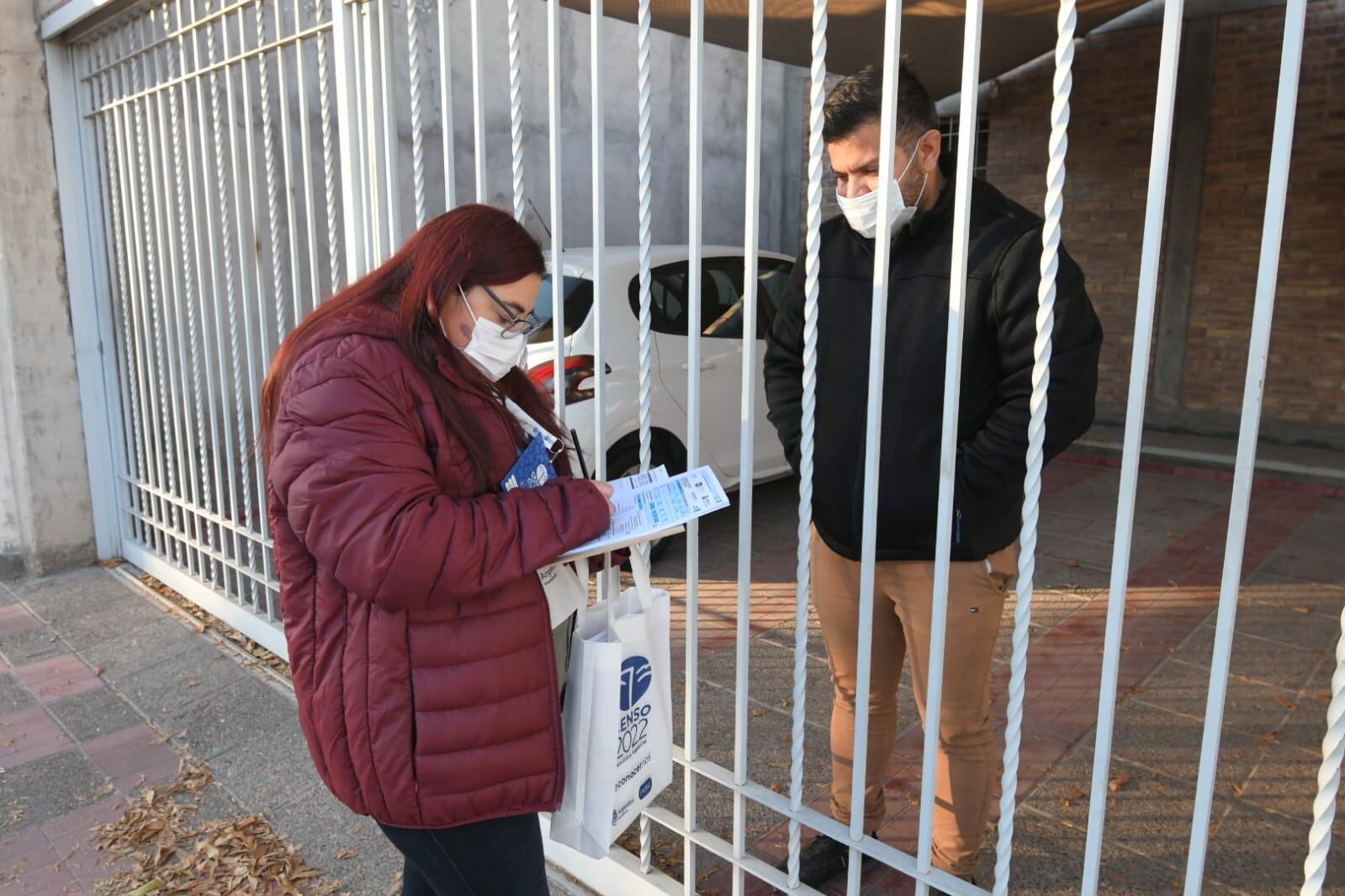 Censo 2022 en Mendoza. Foto: Ignacio Blanco / Los Andes 