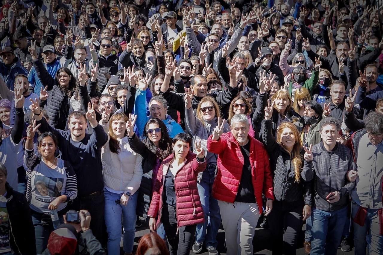 El inicio de la marcha por Cristina Kirchner: Puente Pueyrredón desde Avellaneda - Federico López Claro