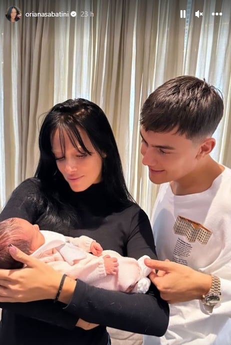 Paulo Dybala y Oriana Sabatini