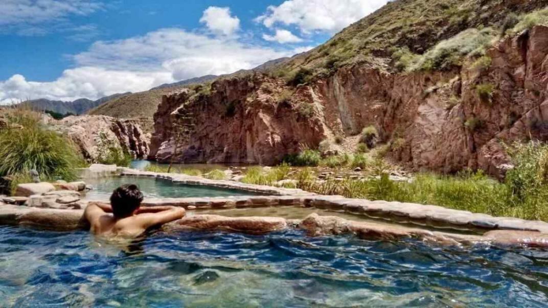 Las Termas de Cacheuta tienen un parque acuático, un hotel all inclusive y un complejo con circuitos de spa termal. 