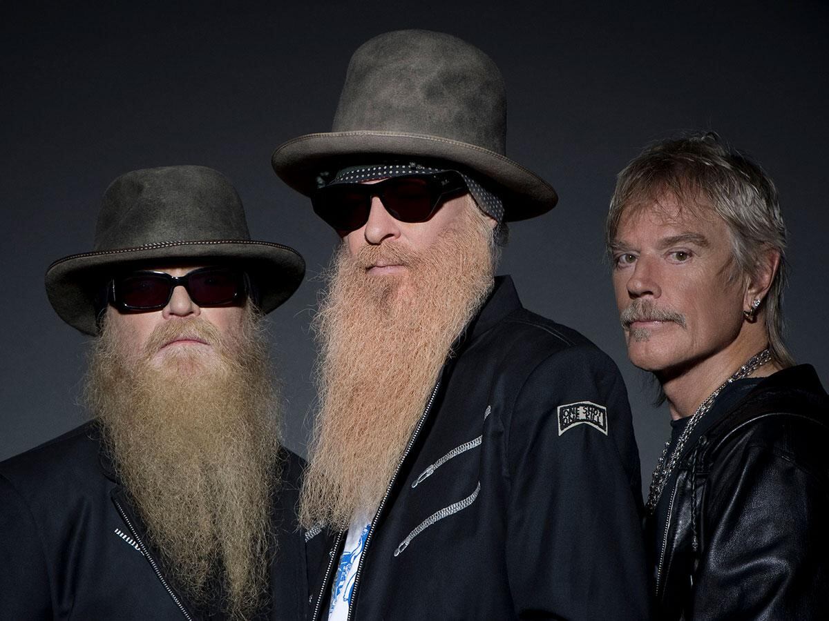 Dusty Hill, Billy Gibbons y Frank Beard formaron el trío rockero estadounidense ZZ Top.