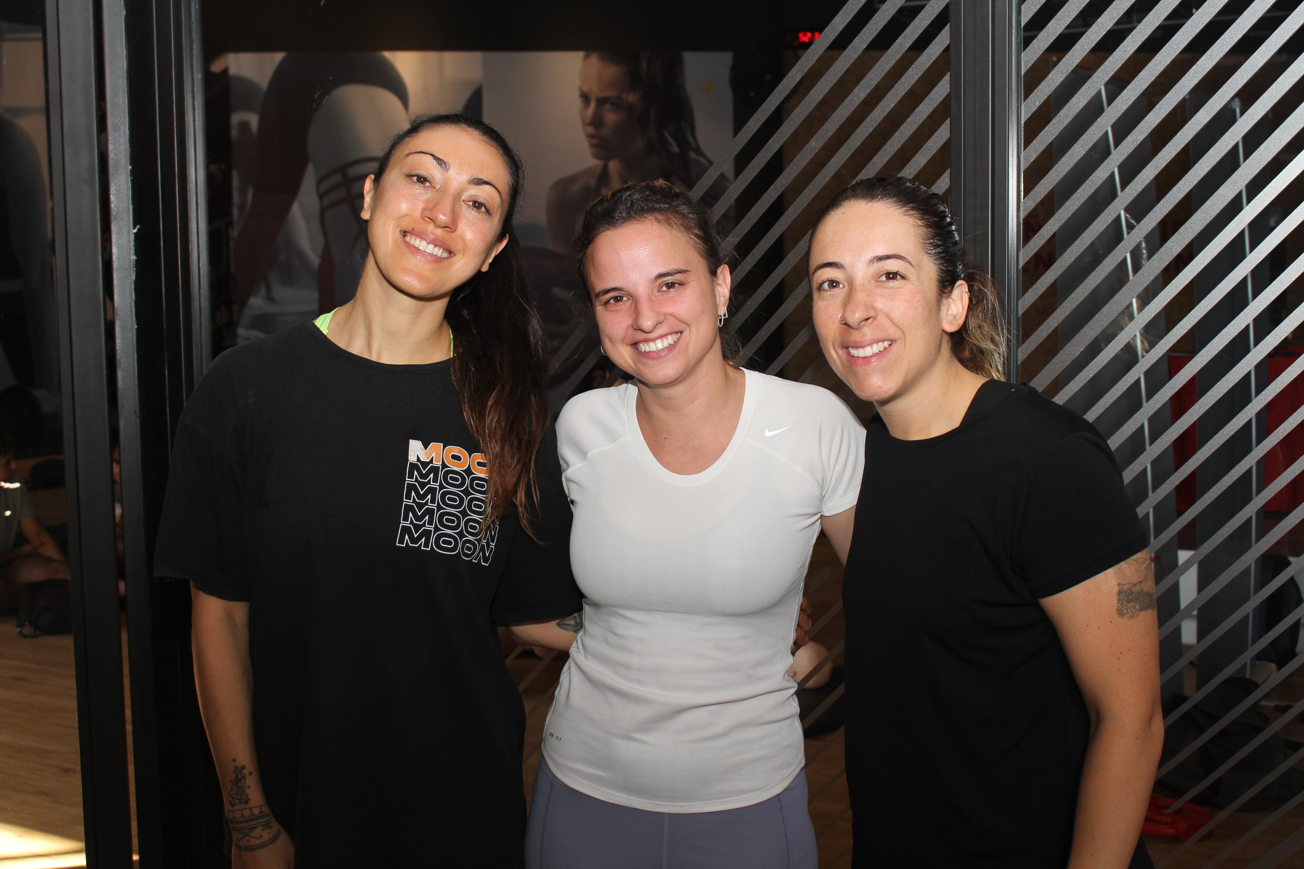 Victoria Hanna, Daniela Sinigalia y Carolina Reta.