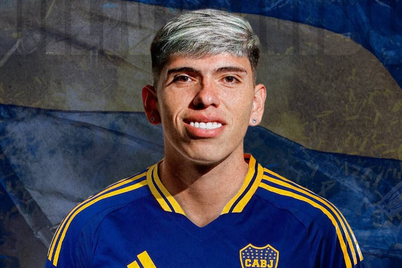 Carlos Palacios fue presentado oficialmente en Boca (Prensa)