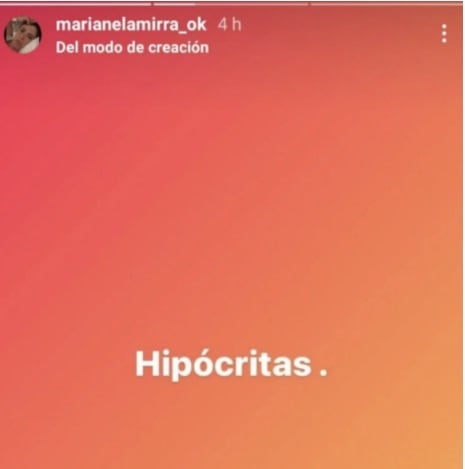 Redes sociales de Marianela Mirra