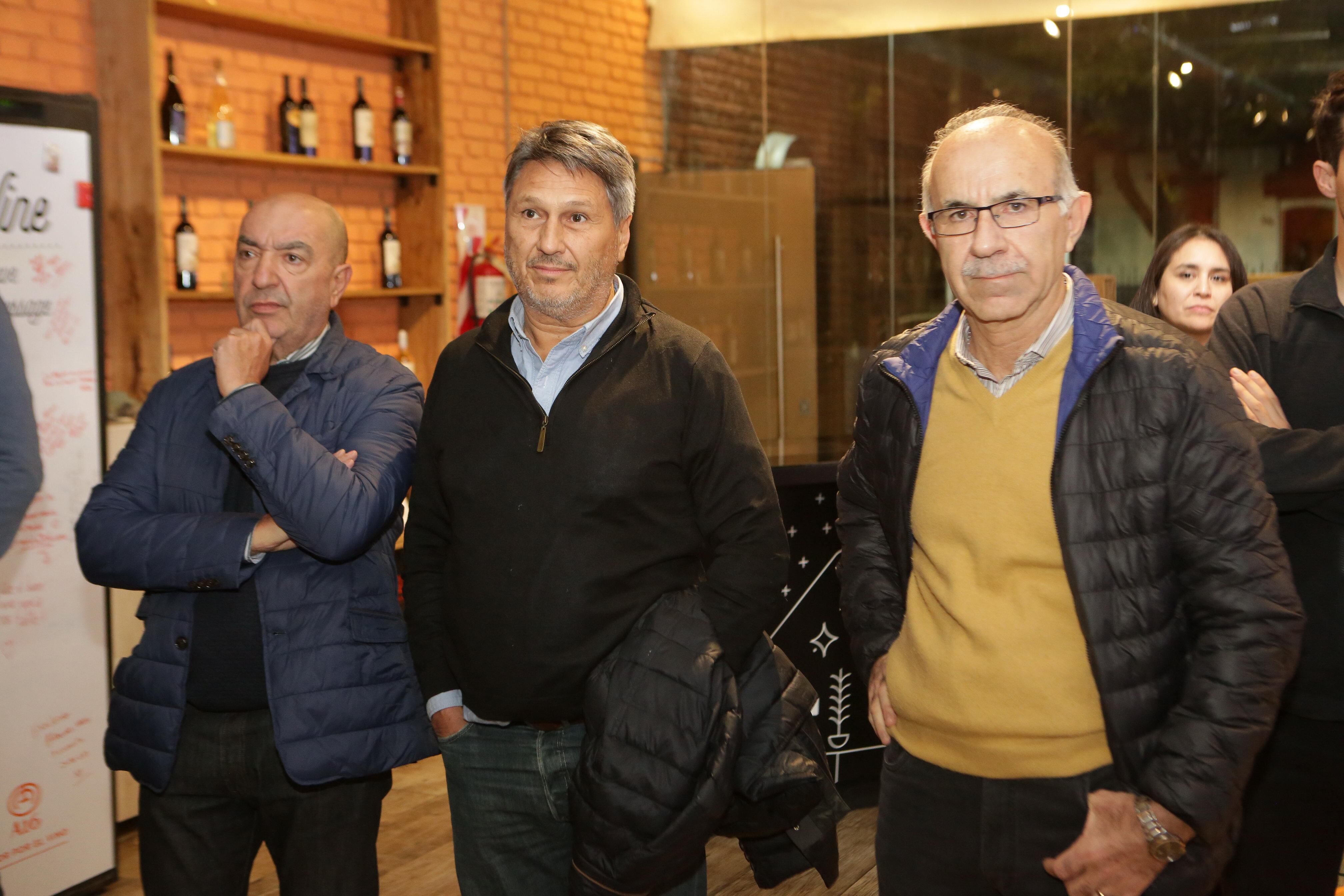 Eduardo Andreu (Andreu - Servicios Logísticos Integrales), Ricardo Diumenjo (Consejo Asesor Banco de Alimentos Mza), Rubén Bartolochini (Transportes Rodríguez)