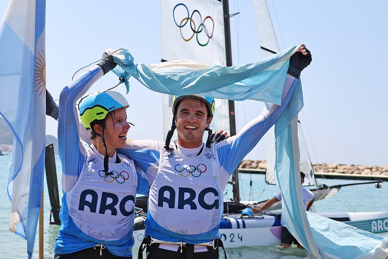 Mateo Majdalani y Eugenia Bosco fueron segundos en el torneo. REUTERS/Luisa Gonzalez