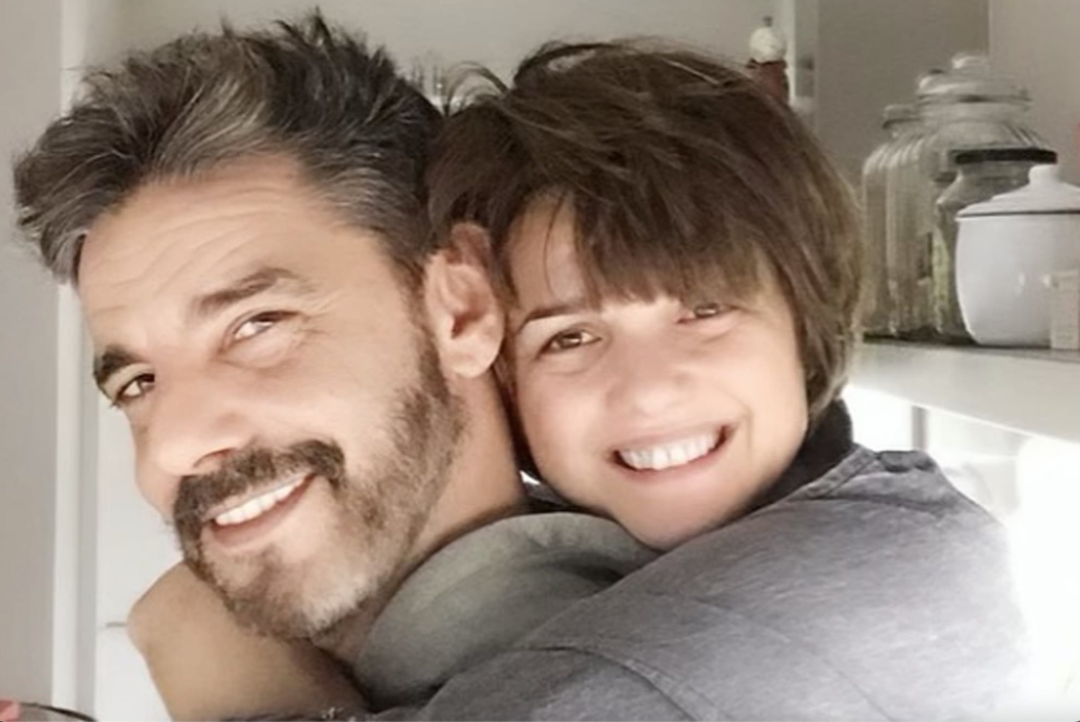 Araceli junto a Fabián Mazzei.