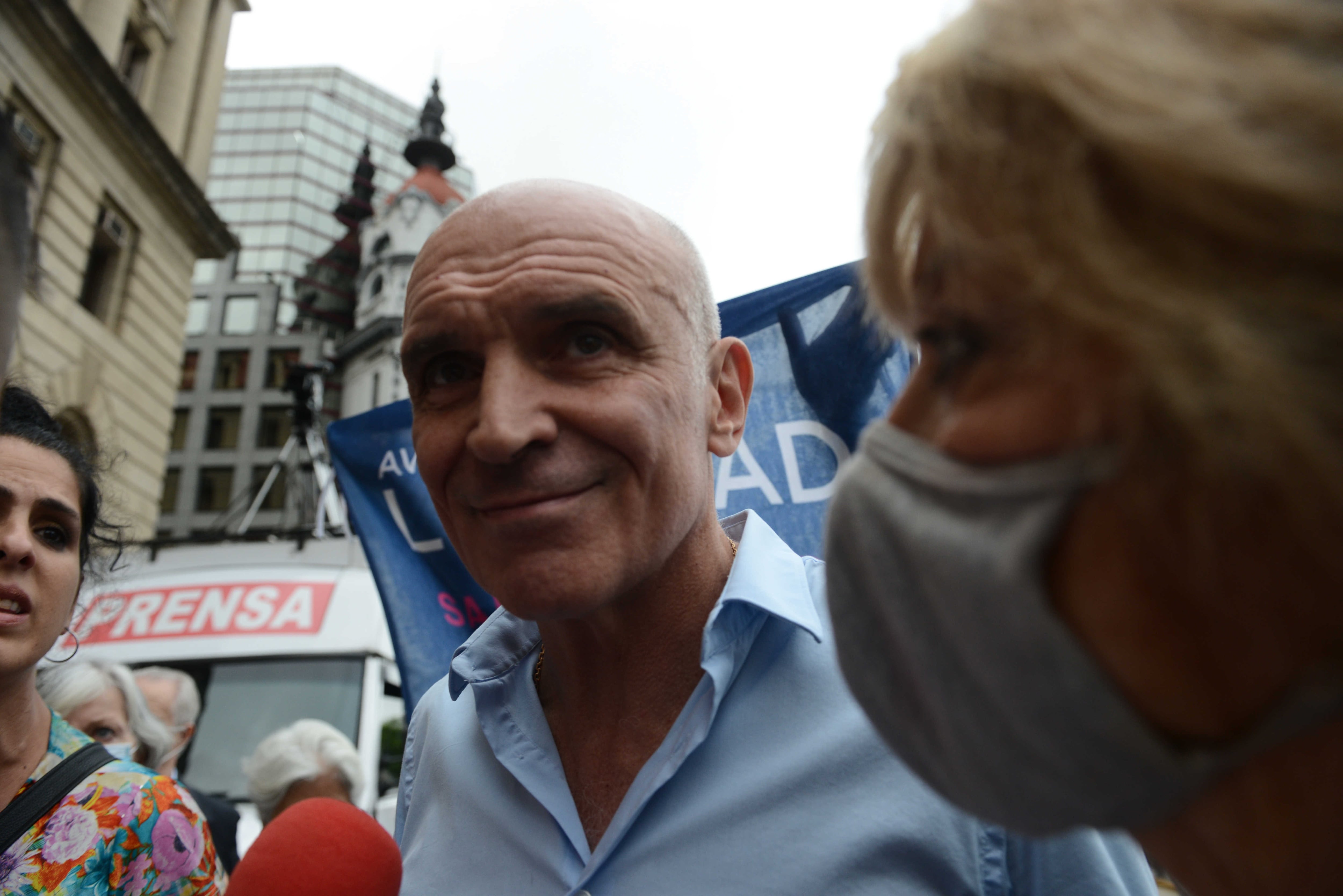 Marcha a favor de la Corte Suprema y po una justicia independiente frente al palacio de Justicia.
Fotos Clarin