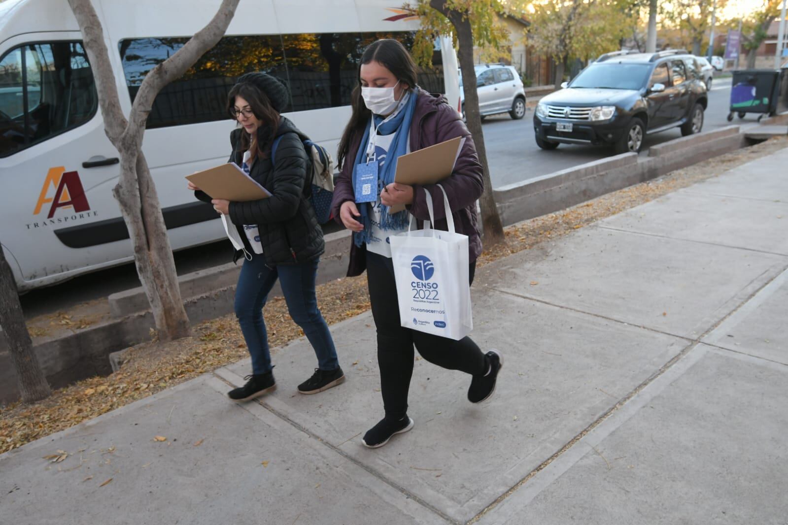 Censo 2022 en Mendoza. Foto: Ignacio Blanco / Los Andes 