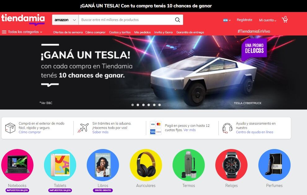 Tiendamia sortea un Tesla: se puede participar desde Argentina - 