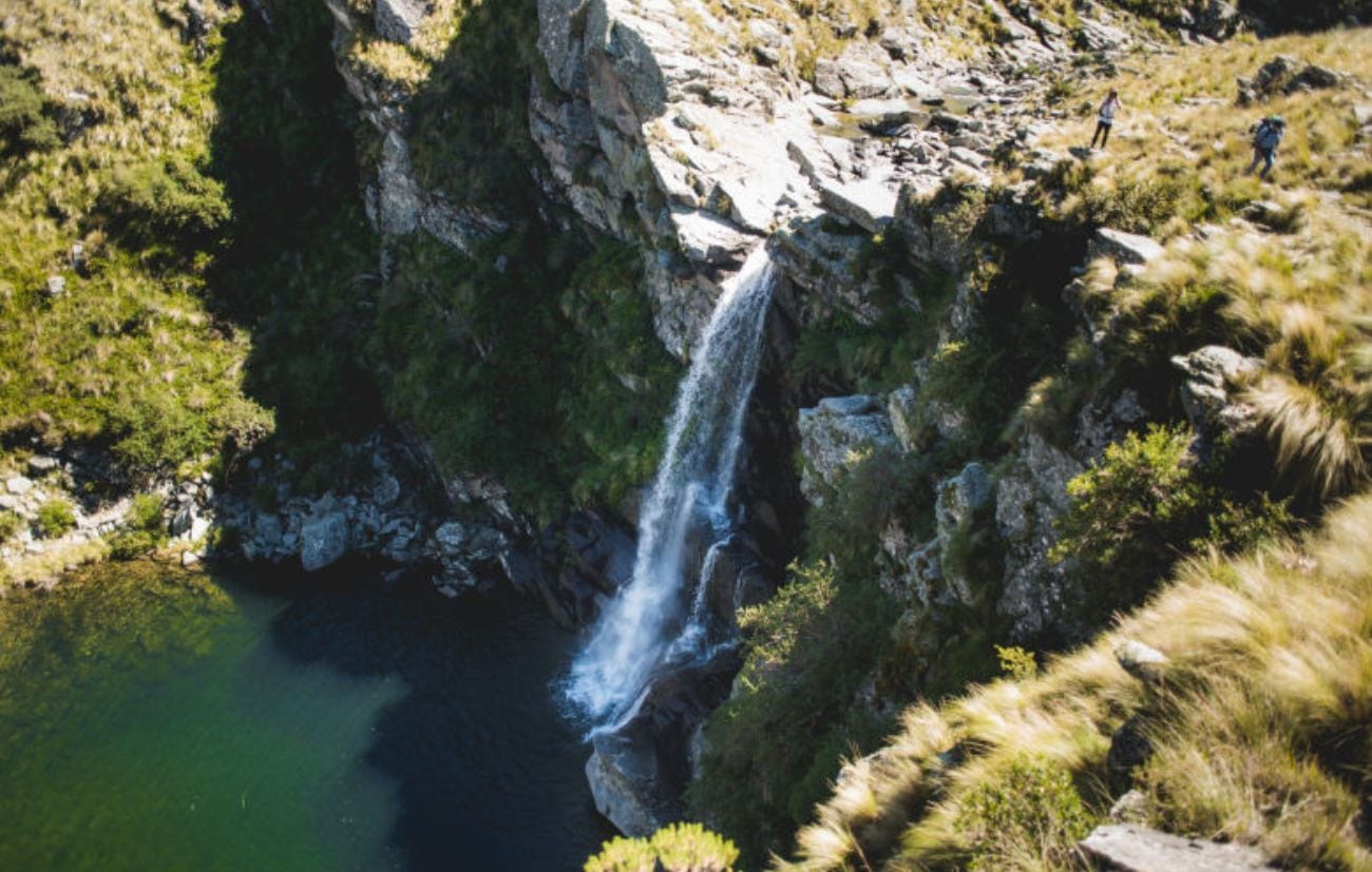 Salto del Tigre. San Luis. Turismo Córdoba. Cascada. Paisaje serrano. Sierras de los comechingones. (Gentileza Billiken)