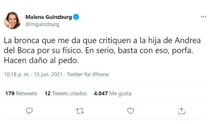 Redes de Malena Guinzburg