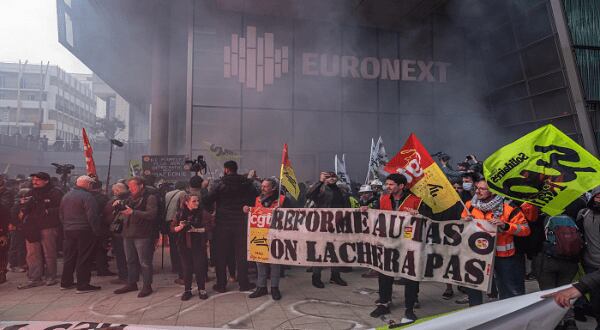 Durante el 2023 se llevaron a cabo cientos de manifestaciones en todo el país reclamando por la reforma de pensiones de Macron.