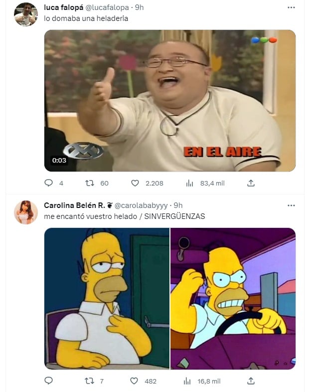 Memes por el caso de Martín Liberman y el helado gratis de canje fallido (Twitter)