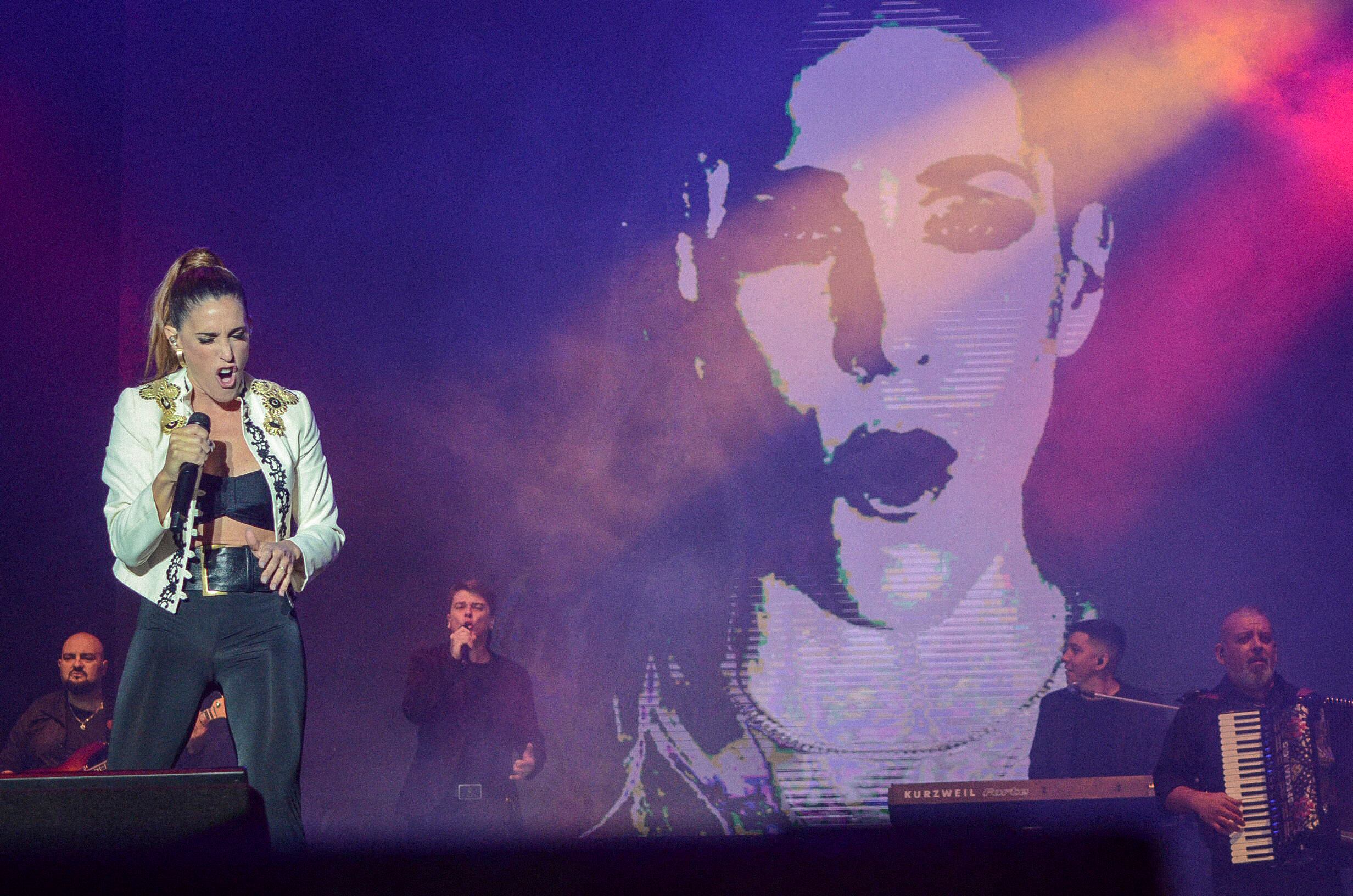 La cantante cerró la primera noche del Festival Nacional de la Tonada.