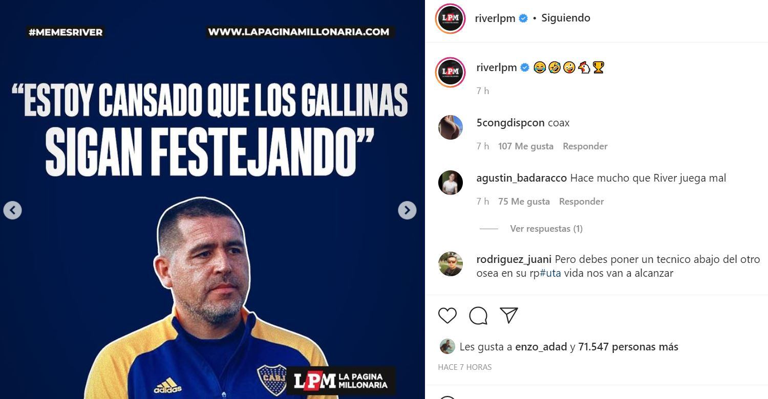 Los mejores memes de River campeón.