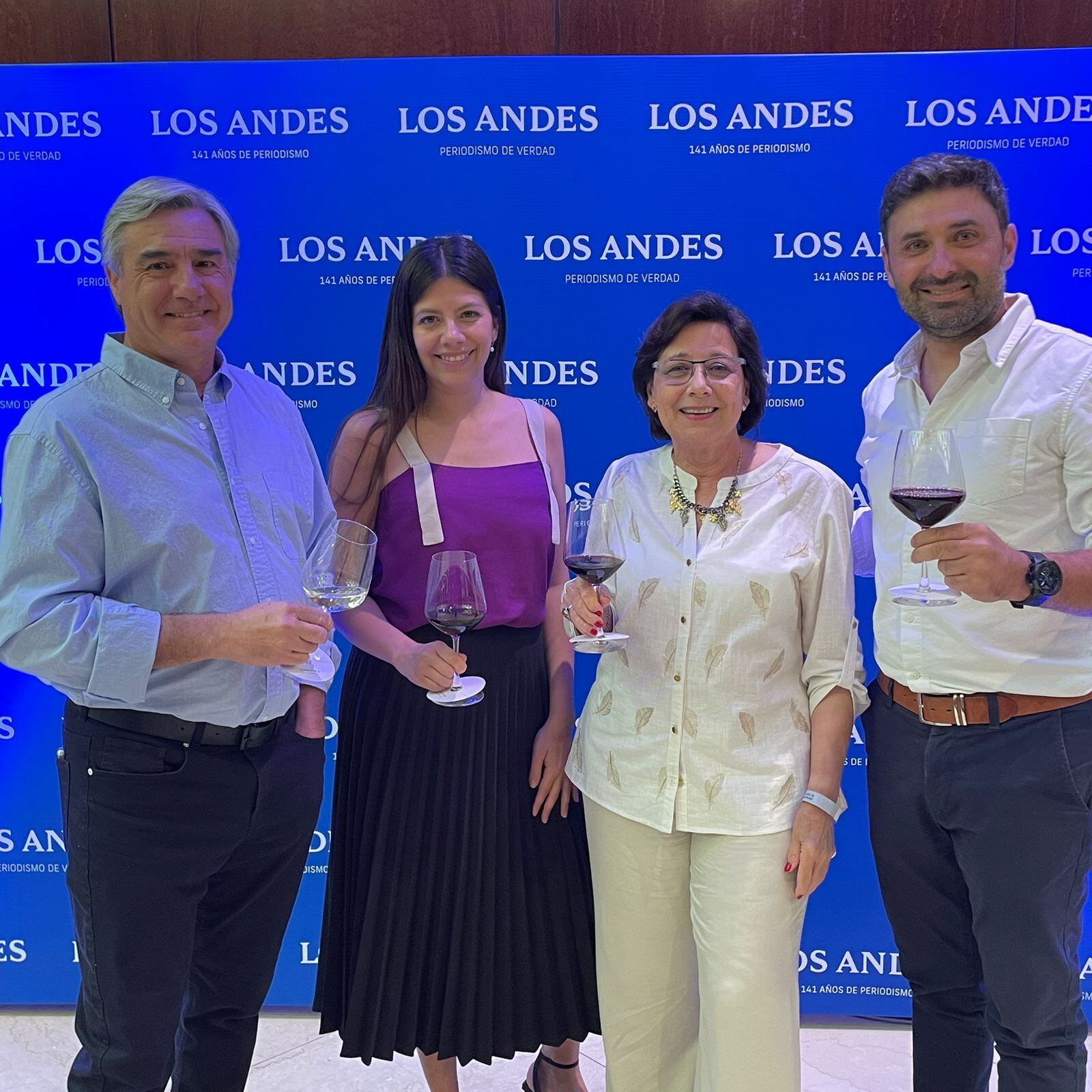 Eduardo López, Florencia Afranllie, Cristina Pandolfi y Juan Pablo Díaz.