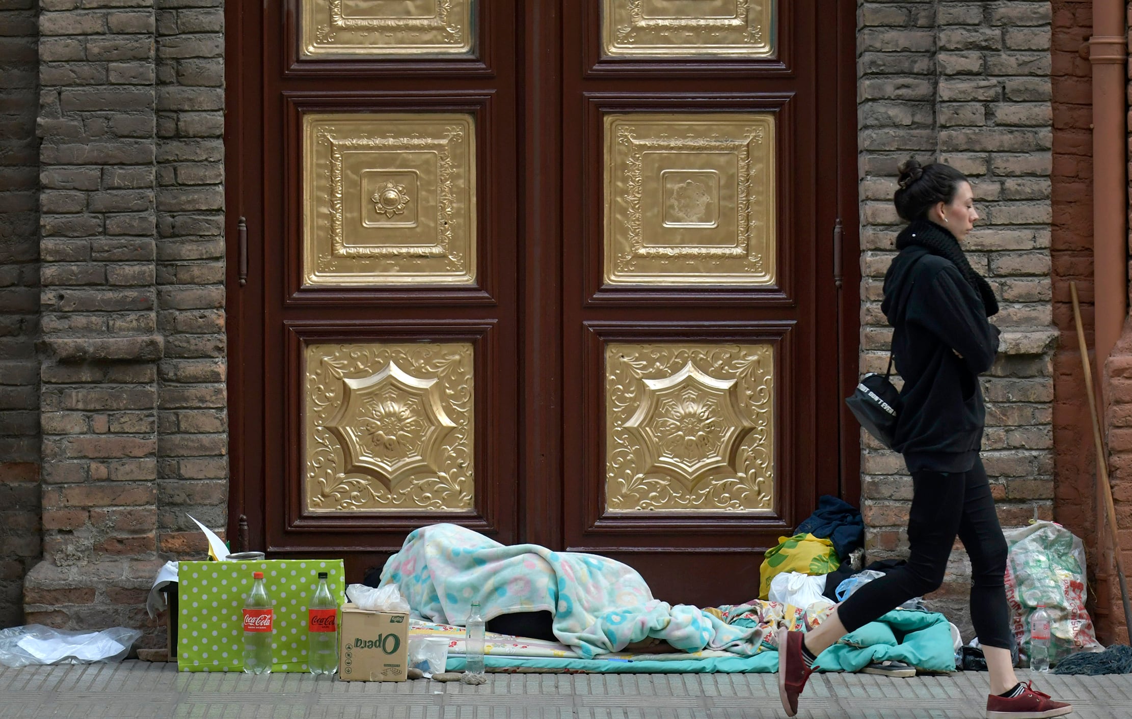 Marcelo Colombo: “Se ha triplicado la asistencia a personas que van a buscar un plato de comida”. Foto: Orlando Pelichotti / Los Andes.