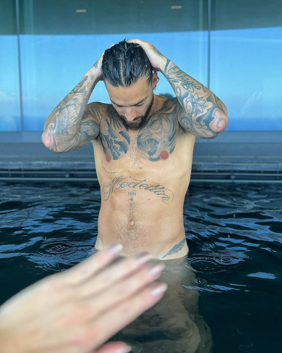 Maluma mostró de más en su cuenta de Instagram.