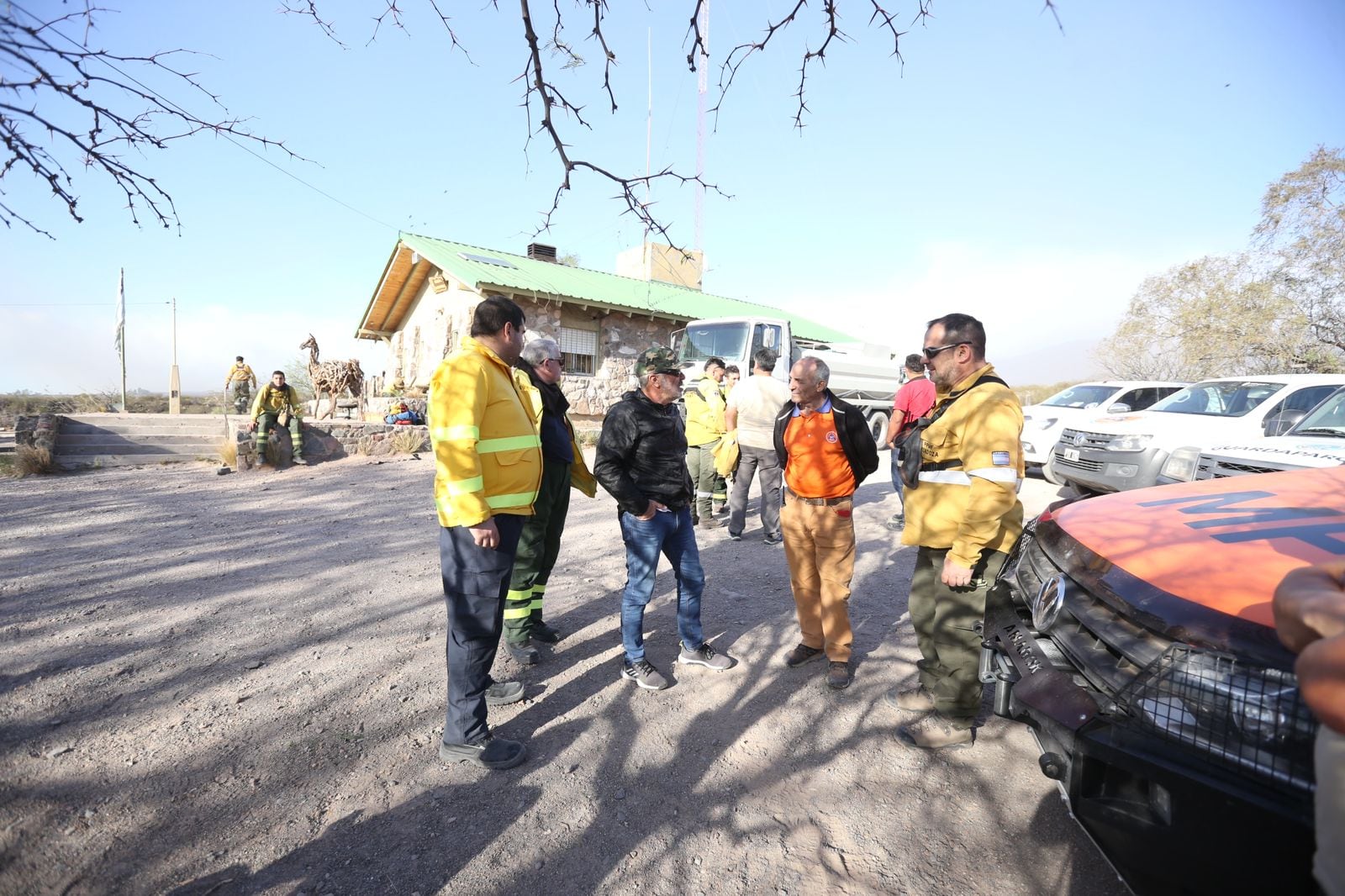 Incendio en el Pedemonte del Mirador El Challao - Gentileza