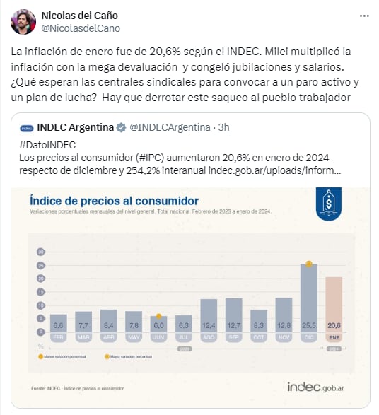 La dirigencia política se expresó en sus redes sociales con opiniones dispares - X