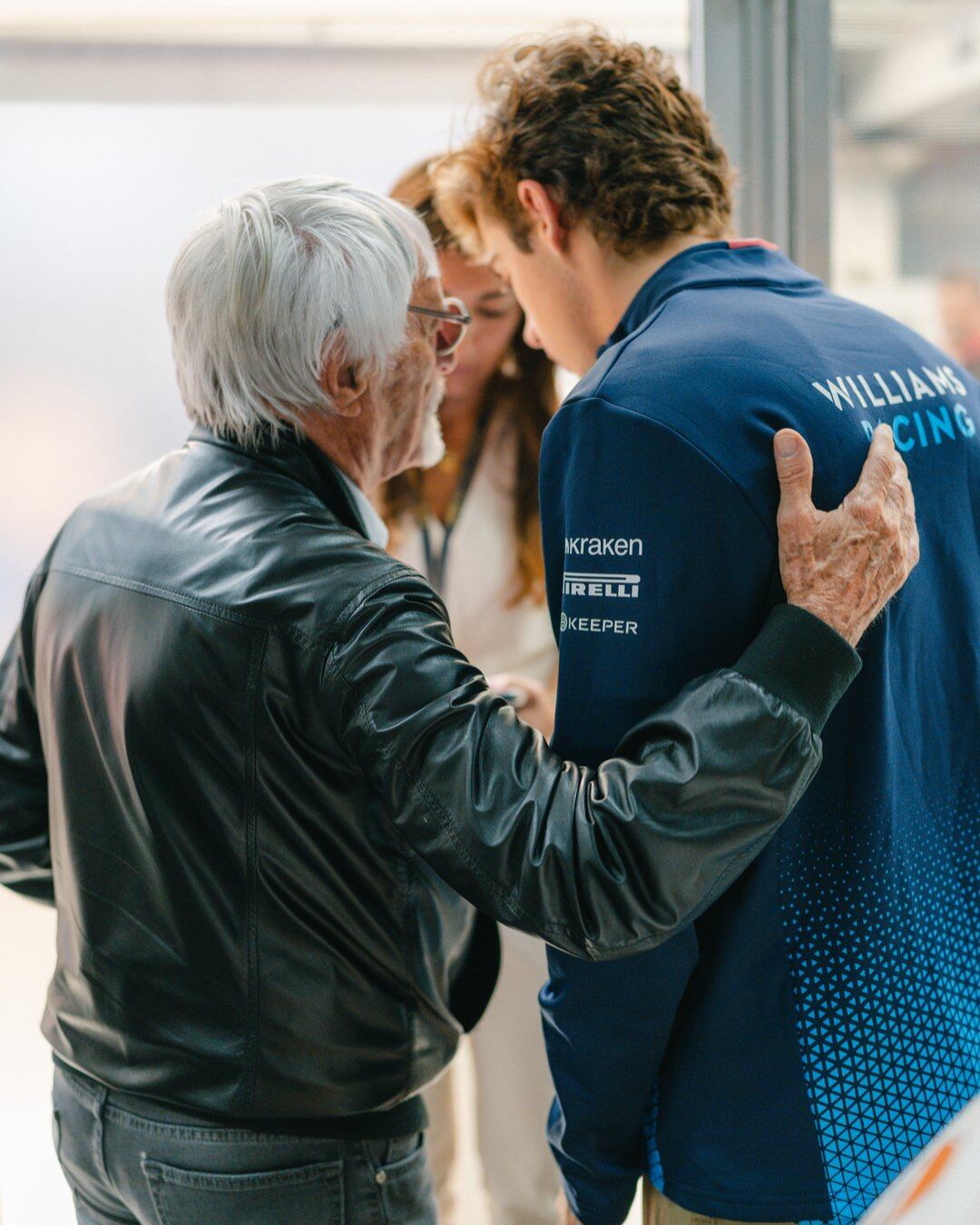 Bernie Ecclestone y Franco Colapinto