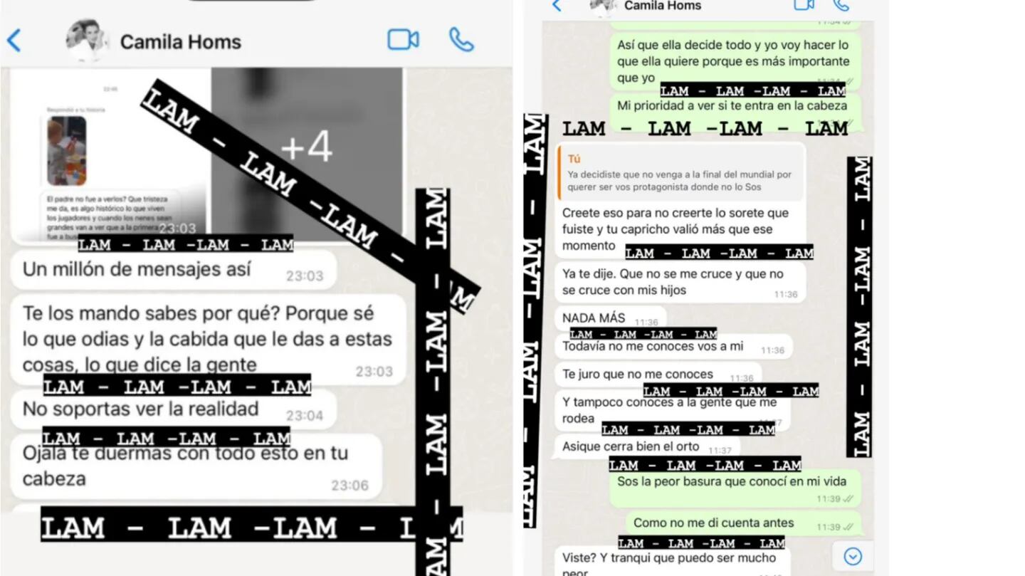 Más chats entre de Paul y Homs