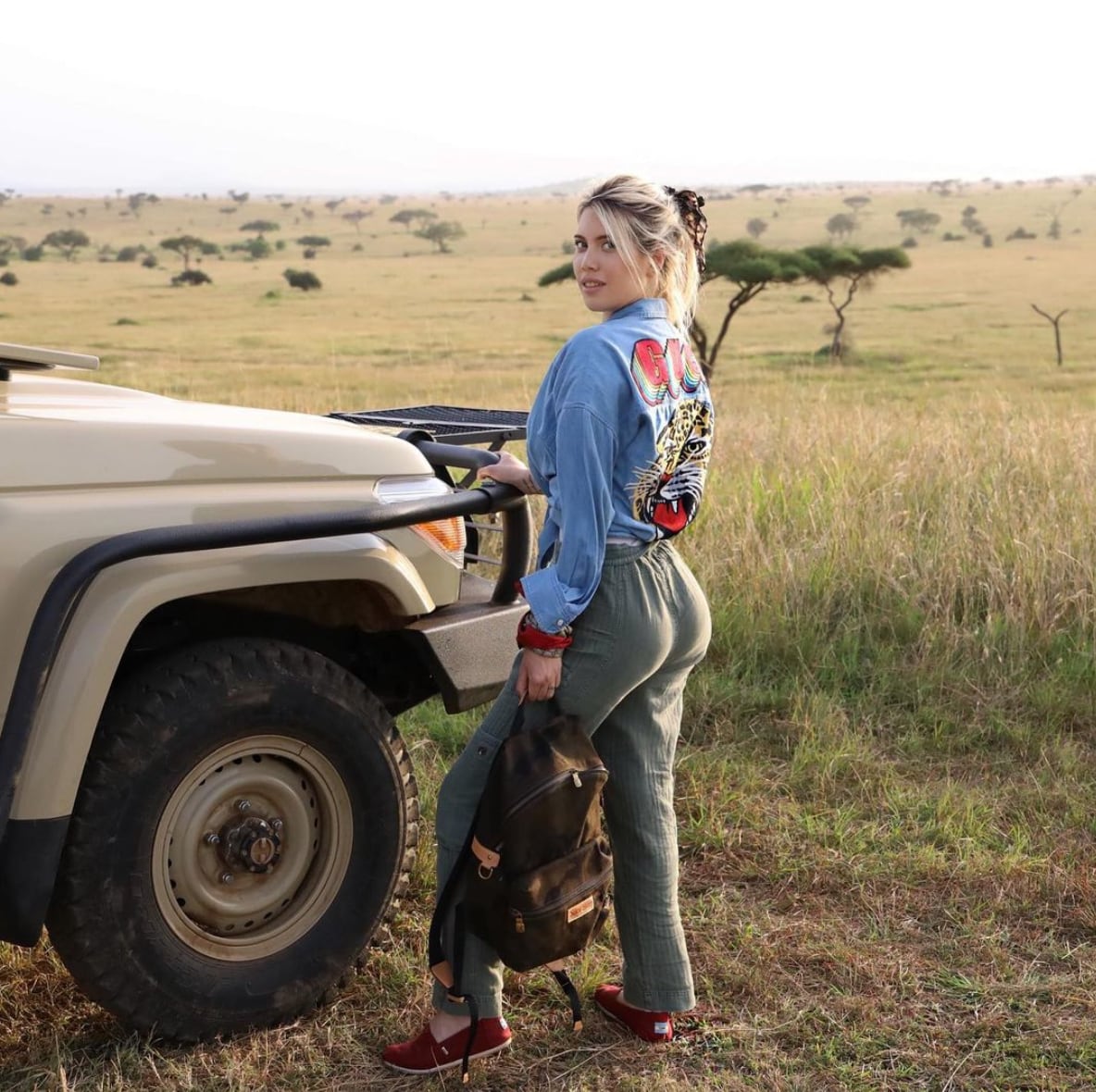 Look casual para el safari.