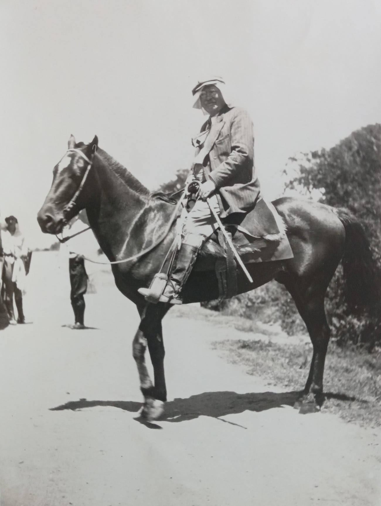 Christofredo Jakob. Cabalgata andina.  Foto: original acervo familia Jakob.