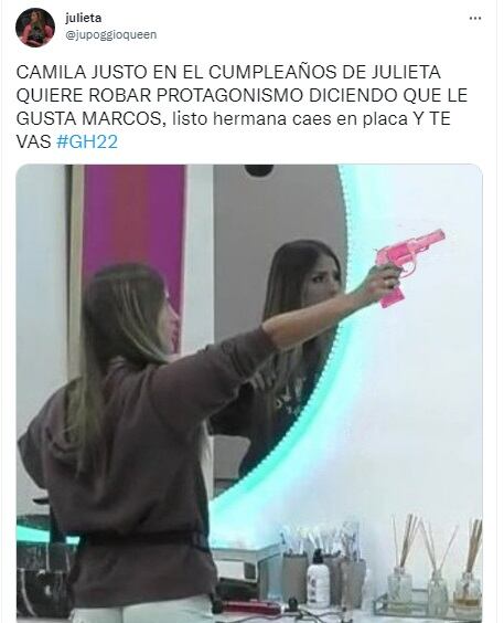 Los memes de Camila y Marcos