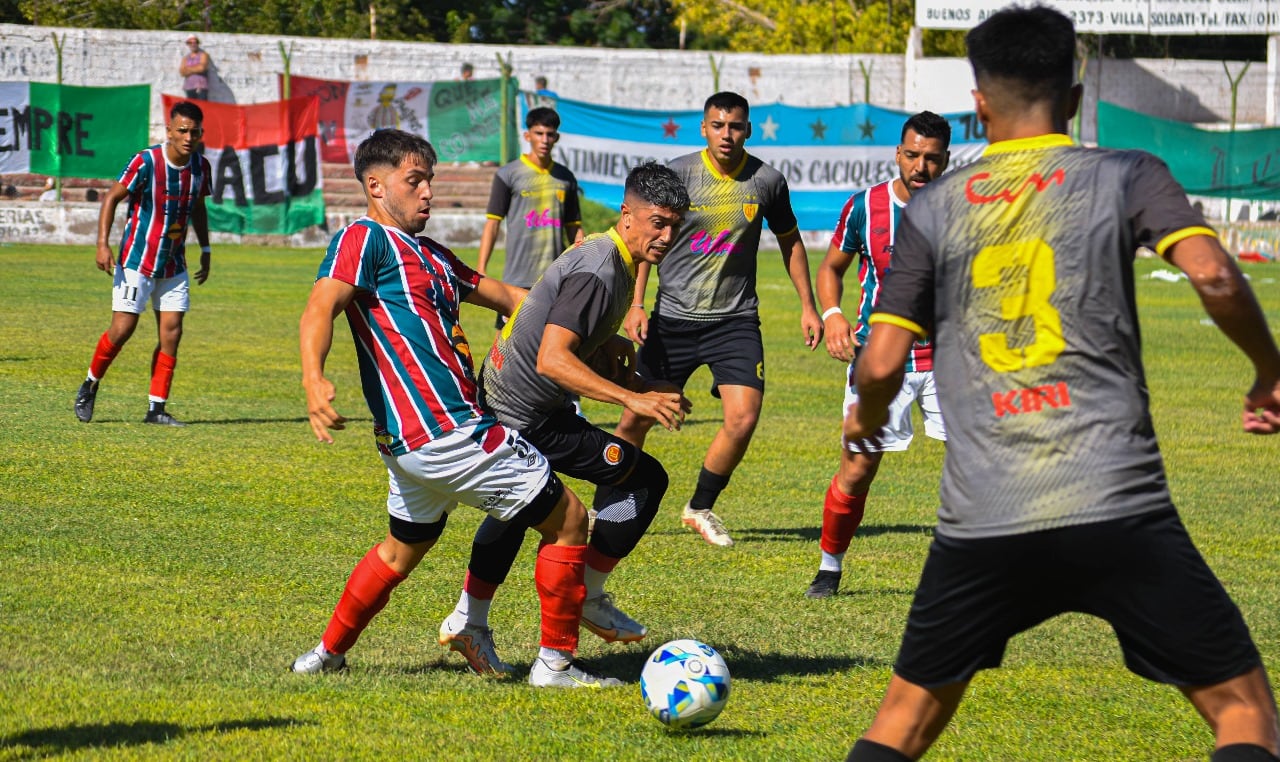 Deportivo Guaymallén vs Leonardo Murialdo por la fecha 1 de la Liga Mendocina de Fútbol. Foto: Ph: @GMPH27