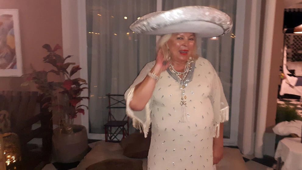 Carrió festejó su cumpleaños junto a varios dirigentes políticos en diciembre del año pasado / Foto: Gentileza