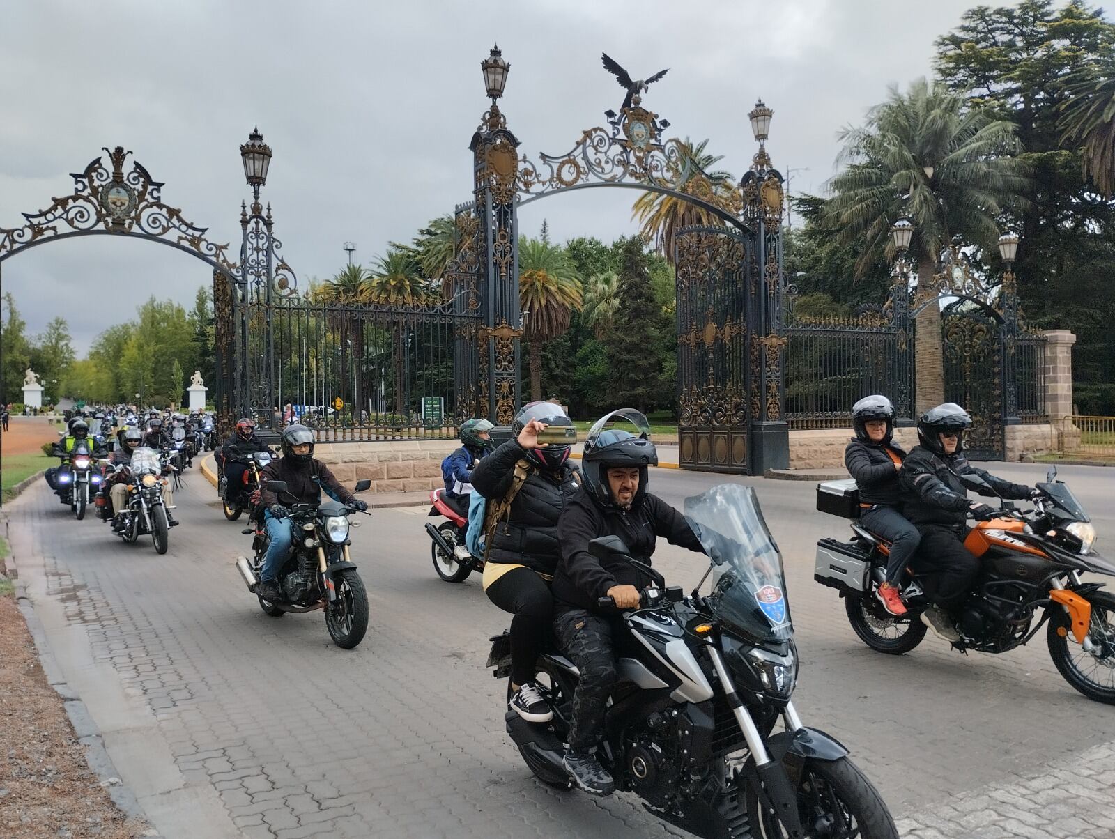 Miles de motociclistas llegaron a Mendoza para participar de un encuentro y recorrer la montaña mendocina hasta el Cristo Redentor. Foto: Gentileza Claudio Gutiérrez