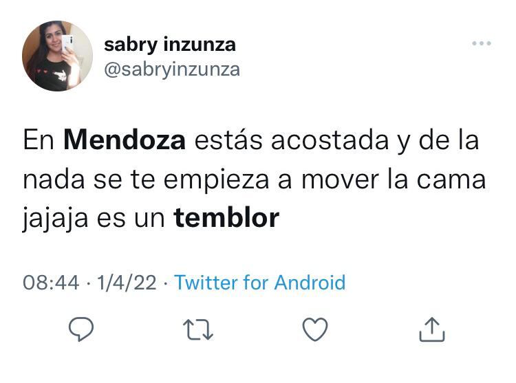 La reacción de los mendocinos ante el temblor.