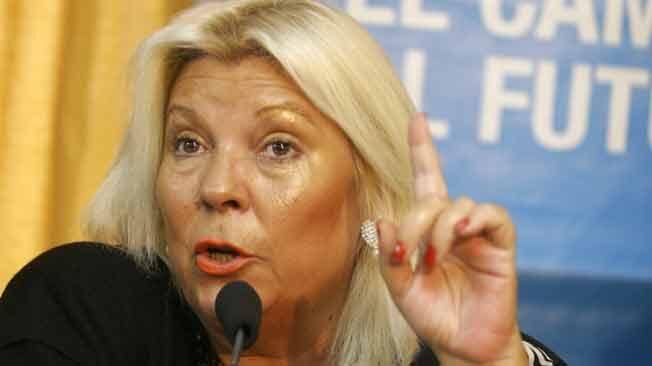 Elisa Carrió. Foto: Gentileza
