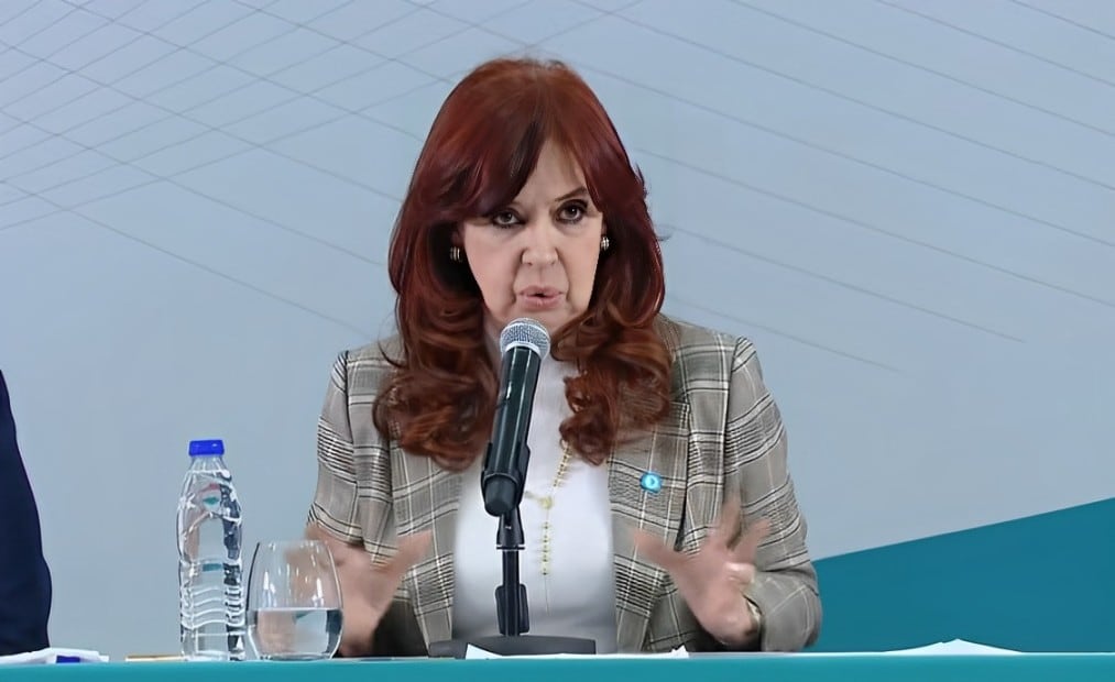 Cristina Fernández de Kirchner. Foto: Captura de video