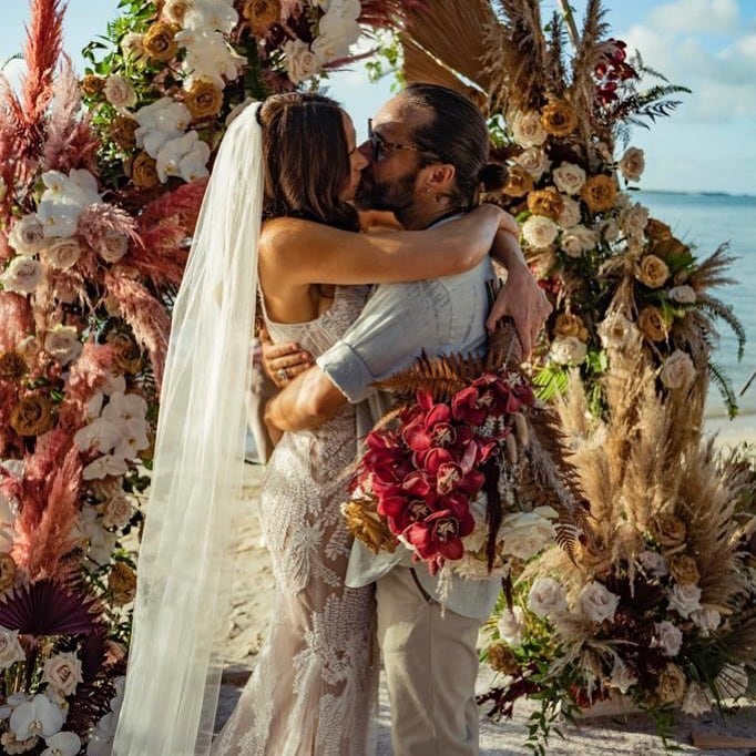 El casamiento de Diego Torres y Débora Bello.