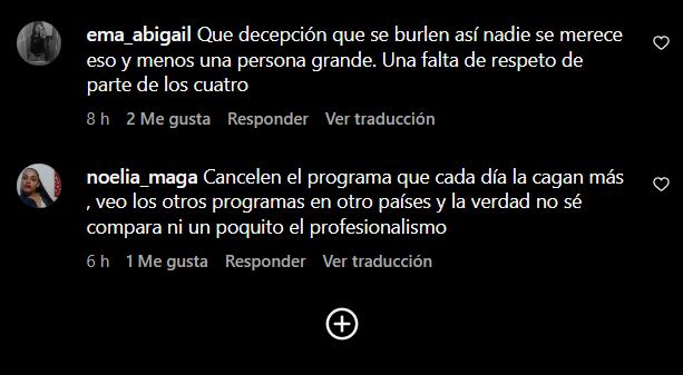 El público expresó su bronca en las redes por la burla que recibió un participante