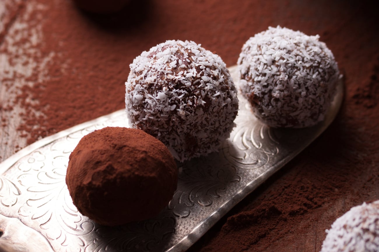 Los mejores bombones de chocolate y coco en pocos minutos