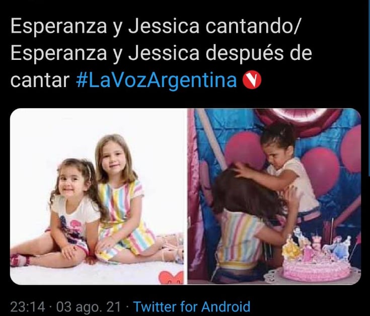 Meme sobre la pelea de Esperanza Careri y Jessica Amicucci