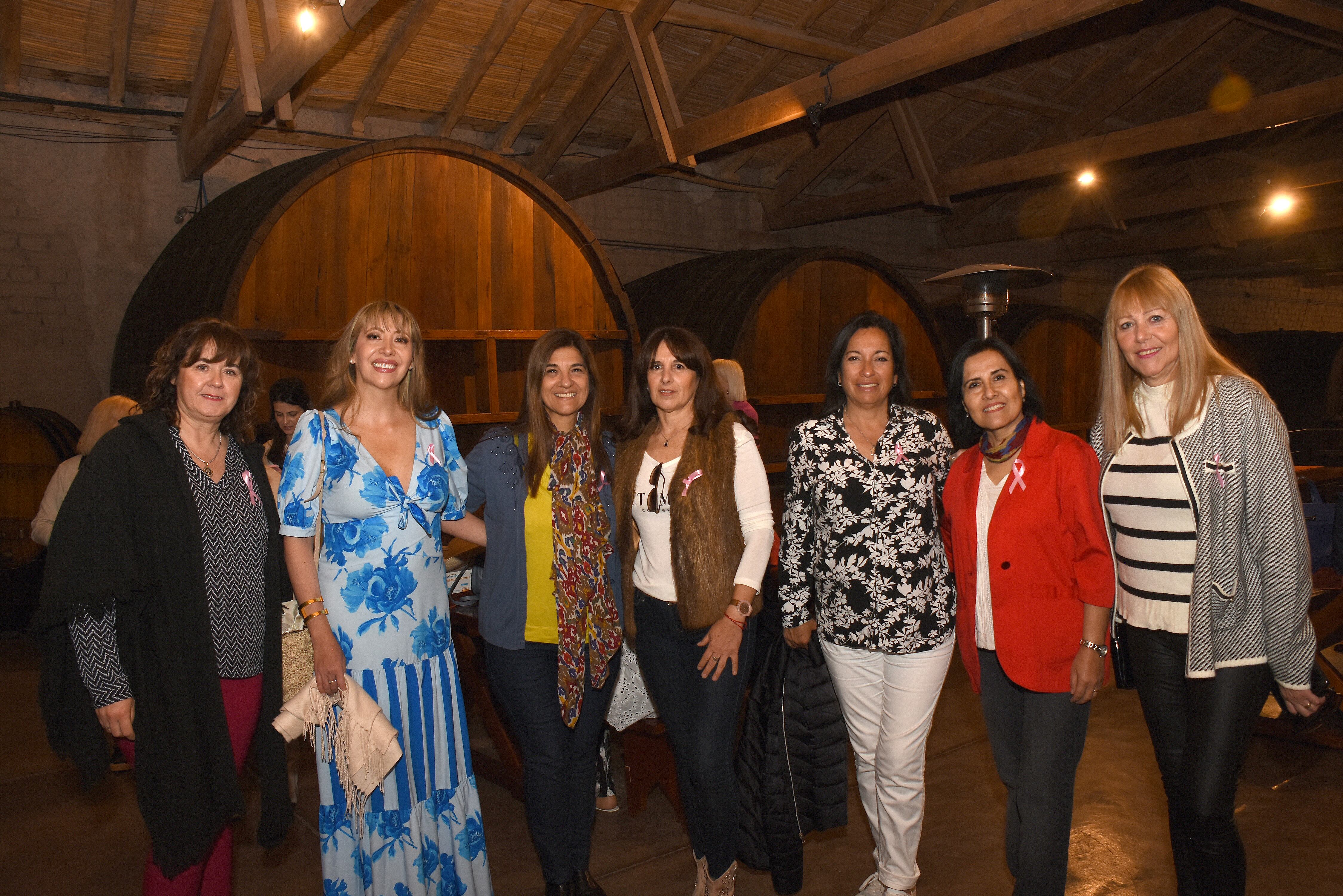 Alejandra Llarena, Mónica Molina Roldán, Marcela Carrizo, Laura Barra, Viviana Valverde, Geysi García y Liliana Seggiaro. Ph Eduardo Dolengiewich