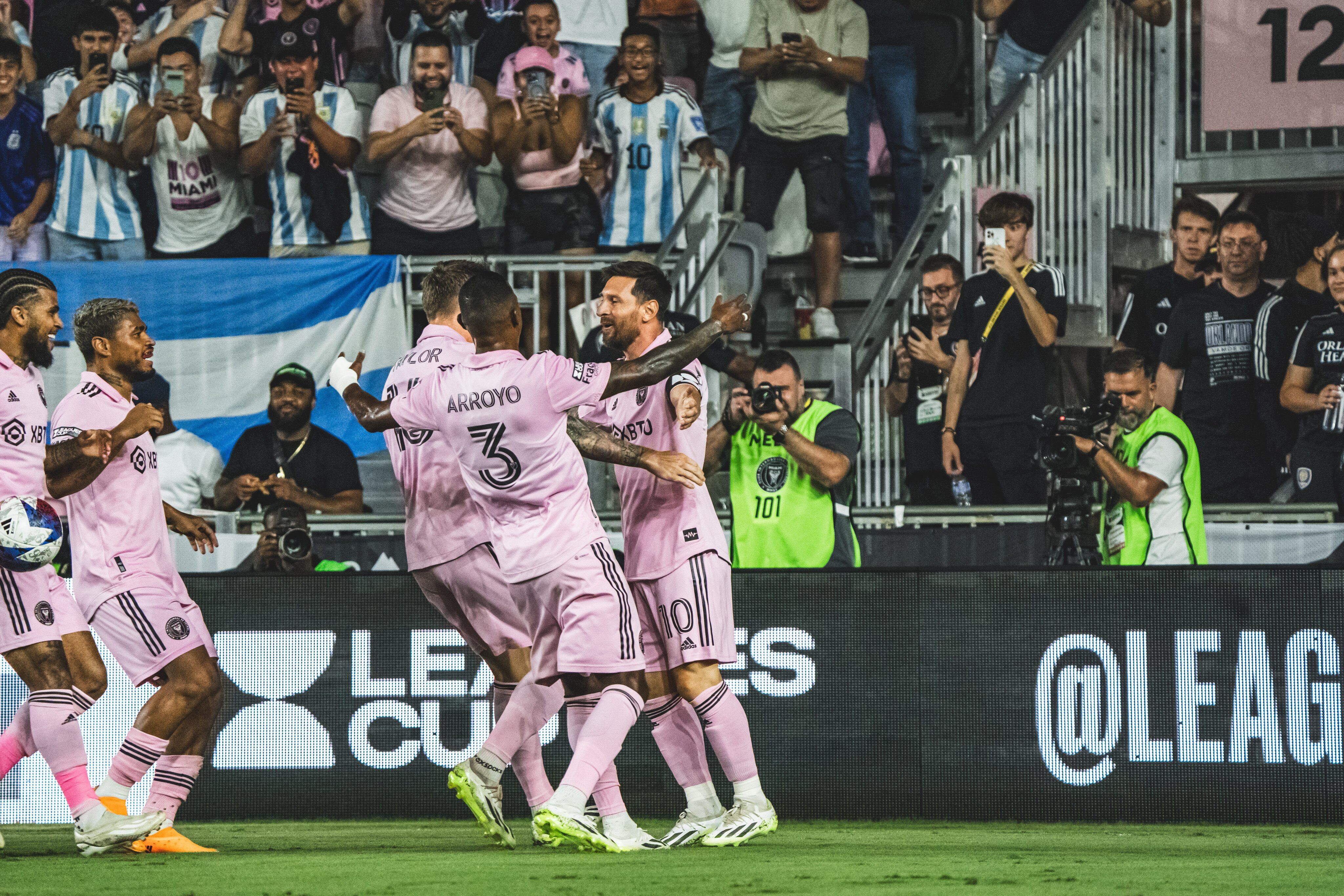 Lionel Messi antonó su segundo doblete en tres partido en el Inter Miami.