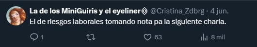 Uno de los comentarios sobre la situación que le tocó vivir al periodista.