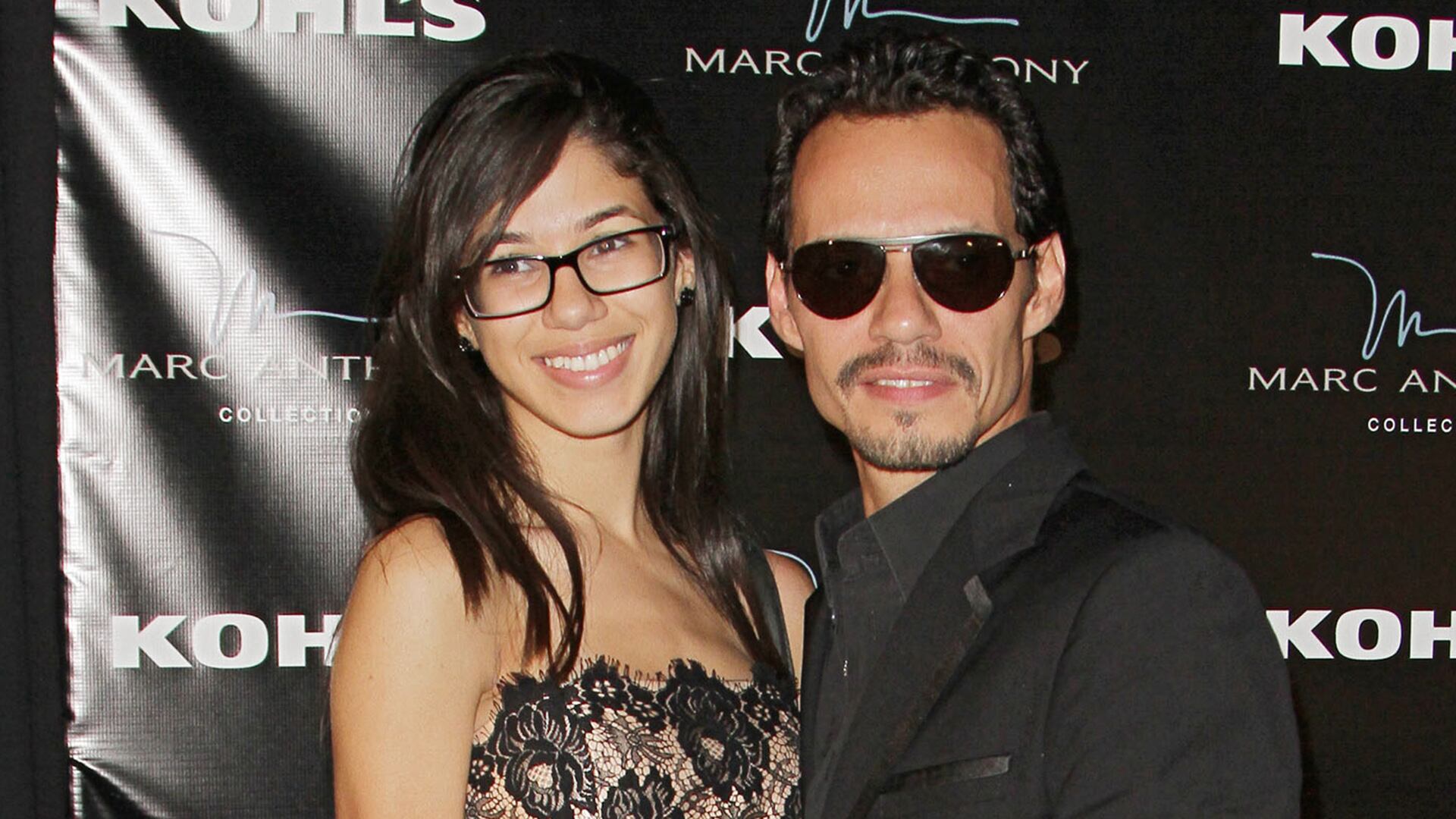 Marc Anthony y su primera hija, Arianna