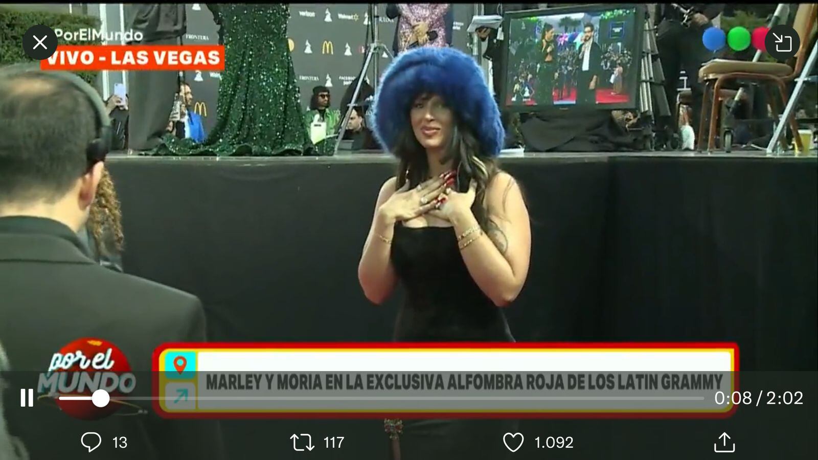 Nathy Peluso confesó que es fan de Moria Casán.