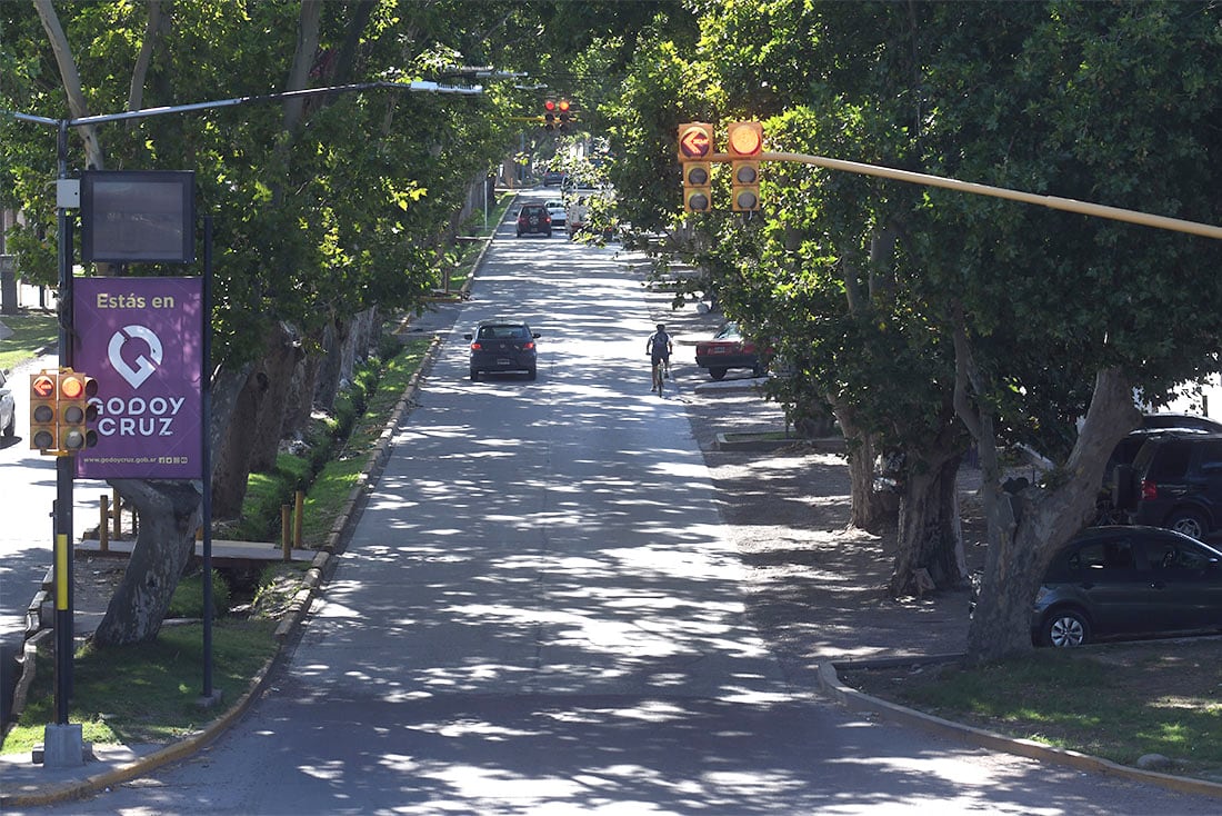 Carril Sarmiento, en el distrito de Las Tortugas, Godoy Cruz

Foto José Gutierrez